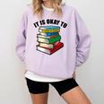 It Is Okay To Be a Grumpy Old Man Book Lover Premium Comfort Colors Sweatshirt Crimson It Is Okay To Be a Grumpy Old Man Book Lover Premium Comfort Colors Sweatshirt Crimson