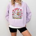 Oops I Got Another Book Goose Reading Humor Comfort Colors Sweatshirt Crimson