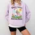 Oops I Bought Another Book Duck Sunshine Comfort Colors Sweatshirt Crimson