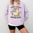 Oops I Bought Another Book Goose Comfort Colors Sweatshirt Crimson Oops I Bought Another Book Goose Comfort Colors Sweatshirt Crimson