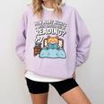 Orange Cat Reading Book 67 Six Seven Meme Comfort Colors Sweatshirt Crimson Orange Cat Reading Book 67 Six Seven Meme Comfort Colors Sweatshirt Crimson