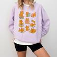 Orange Cats Reading Books Cat Lover Comfort Colors Sweatshirt Crimson Orange Cats Reading Books Cat Lover Comfort Colors Sweatshirt Crimson
