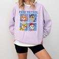 Paw Patrol Year Book Comfort Colors Sweatshirt Crimson