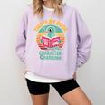 Pigeon Book Character Costume For Reading Day Comfort Colors Sweatshirt Crimson Pigeon Book Character Costume For Reading Day Comfort Colors Sweatshirt Crimson