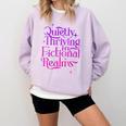 Quietly Thriving In Fictional Realms Book Lovers Comfort Colors Sweatshirt Crimson Quietly Thriving In Fictional Realms Book Lovers Comfort Colors Sweatshirt Crimson