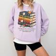 There Is No Such Thing As Too Many Books Reading Comfort Colors Sweatshirt Crimson