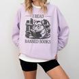 I Read Banned Books Comfort Colors Sweatshirt Crimson I Read Banned Books Comfort Colors Sweatshirt Crimson