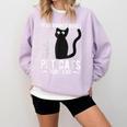 Read Banned Books Pet Cats Fight Evil Read Banned Books Comfort Colors Sweatshirt Crimson