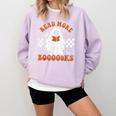 Read More Books Cute Ghost Reading Book Teacher Halloween Comfort Colors Sweatshirt Crimson Read More Books Cute Ghost Reading Book Teacher Halloween Comfort Colors Sweatshirt Crimson