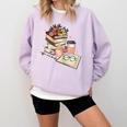 Read Books Drink Coffee For Women Comfort Colors Sweatshirt Crimson
