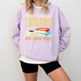 That What i Do i Read Books And i Know Things Coffee Reading Comfort Colors Sweatshirt Crimson