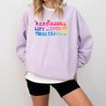 Read Books Lift Weights Fight Fascists Tie Dye Men Women Comfort Colors Sweatshirt Crimson