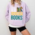 I Still Read Childrens Books Bibliophile Reader Comfort Colors Sweatshirt Crimson