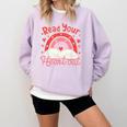 Read Your Heart Out Book Valentines Day Reading Teacher Comfort Colors Sweatshirt Crimson Read Your Heart Out Book Valentines Day Reading Teacher Comfort Colors Sweatshirt Crimson