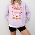 Read Your Heart Out Reading Book Lover Valentine Day Comfort Colors Sweatshirt Crimson Read Your Heart Out Reading Book Lover Valentine Day Comfort Colors Sweatshirt Crimson