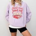 Read Your Heart Out Teacher Valentines Day Book Lover Comfort Colors Sweatshirt Crimson Read Your Heart Out Teacher Valentines Day Book Lover Comfort Colors Sweatshirt Crimson