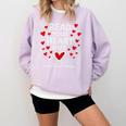 Read Your Heart Out Valentine Book Lover Reading Teacher Comfort Colors Sweatshirt Crimson