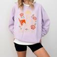 Read In Peace Skeleton Reading Book Halloween Teacher Comfort Colors Sweatshirt Crimson