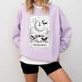 The Reader Tarot Card Bookworm Books Lover Dragon Librarians Comfort Colors Sweatshirt Crimson