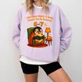 Reading 6 7 Six Seven Meme English Teacher Book Lover Comfort Colors Sweatshirt Crimson