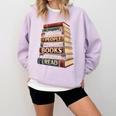 Reading Book Comfort Colors Sweatshirt Crimson Reading Book Comfort Colors Sweatshirt Crimson