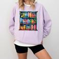 Reading And Bookcase Magic Book Premium Comfort Colors Sweatshirt Crimson