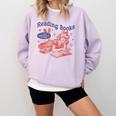 Reading Books I Can't Emotionally Handle Book Lover Comfort Colors Sweatshirt Crimson Reading Books I Can't Emotionally Handle Book Lover Comfort Colors Sweatshirt Crimson