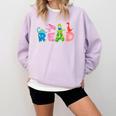 Reading Dinosaur T Rex Dino Book Lover Comfort Colors Sweatshirt Crimson Reading Dinosaur T Rex Dino Book Lover Comfort Colors Sweatshirt Crimson