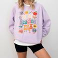 In My Reading Era Books Lovers Men Women Kids Comfort Colors Sweatshirt Crimson In My Reading Era Books Lovers Men Women Kids Comfort Colors Sweatshirt Crimson