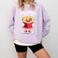 Reading Is My Jam I Love To Read Books Comfort Colors Sweatshirt Crimson
