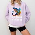 Reading Lover Easily Distracted By Dragons And Books Dragon Comfort Colors Sweatshirt Crimson