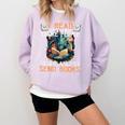 Reading Readers I Read Send Books Dragon Bookworm Tee Comfort Colors Sweatshirt Crimson