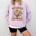 Reading Squad Book Lover Bookish Floral Readers Make Leaders Comfort Colors Sweatshirt Crimson Reading Squad Book Lover Bookish Floral Readers Make Leaders Comfort Colors Sweatshirt Crimson