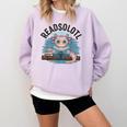 Readsolotl Book Lover Reading Axolotl Kids Reader Comfort Colors Sweatshirt Crimson Readsolotl Book Lover Reading Axolotl Kids Reader Comfort Colors Sweatshirt Crimson