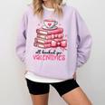 Retro Groovy Valentine Men Women Kid Tees By Emily All Booked For Valentines Book Reading Bookworm Nerdy Comfort Colors Sweatshirt Crimson Retro Groovy Valentine Men Women Kid Tees By Emily All Booked For Valentines Book Reading Bookworm Nerdy Comfort Colors Sweatshirt Crimson