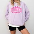 Retro Pink Coquette Bow Valentine Book Lover Varsity Comfort Colors Sweatshirt Crimson Retro Pink Coquette Bow Valentine Book Lover Varsity Comfort Colors Sweatshirt Crimson