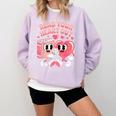 Retro Read Your Heart Out Valentine's Day Teacher Book Lover Comfort Colors Sweatshirt Crimson Retro Read Your Heart Out Valentine's Day Teacher Book Lover Comfort Colors Sweatshirt Crimson