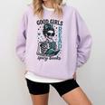 Romance Reader Good Girls Read Spicy Books Halloween Costume Comfort Colors Sweatshirt Crimson Romance Reader Good Girls Read Spicy Books Halloween Costume Comfort Colors Sweatshirt Crimson