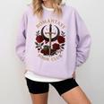 Romantasy Book Club Coffee Sword Roses Comfort Colors Sweatshirt Crimson Romantasy Book Club Coffee Sword Roses Comfort Colors Sweatshirt Crimson