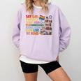 Say Gay Protect Trans Kids Read Banned Books LGBTQ Gay Pride Comfort Colors Sweatshirt Crimson Say Gay Protect Trans Kids Read Banned Books LGBTQ Gay Pride Comfort Colors Sweatshirt Crimson