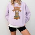 SHHH Happens Librarian Cat Books Library Comfort Colors Sweatshirt Crimson SHHH Happens Librarian Cat Books Library Comfort Colors Sweatshirt Crimson