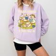 Silly-Goose Book Club Goose And Book Lovers Comfort Colors Sweatshirt Crimson Silly-Goose Book Club Goose And Book Lovers Comfort Colors Sweatshirt Crimson