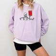 Skeleton Books Read Book Reading Librarian Across America Comfort Colors Sweatshirt Crimson