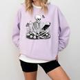 Skeleton Reading Book Floral Dark For Book Lovers Comfort Colors Sweatshirt Crimson Skeleton Reading Book Floral Dark For Book Lovers Comfort Colors Sweatshirt Crimson