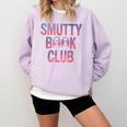 Smut Reader Book Lover Bookworms Comfort Colors Sweatshirt Crimson