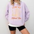 Smut Reader Spicy Book Dark Romance I Like My Fictional Men Comfort Colors Sweatshirt Crimson