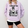 Smutty Spicy Book Smut Reader I Look Better Bent Over A Book Comfort Colors Sweatshirt Crimson