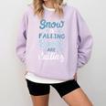 Snow Is Falling Books Are Calling Comfort Colors Sweatshirt Crimson Snow Is Falling Books Are Calling Comfort Colors Sweatshirt Crimson