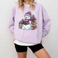 Snowman Reading Book Lovers Christmas Bookworm Librarian Comfort Colors Sweatshirt Crimson Snowman Reading Book Lovers Christmas Bookworm Librarian Comfort Colors Sweatshirt Crimson