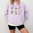 Snowman Reading Book Santa Christmas Bookish Teacher Comfort Colors Sweatshirt Crimson Snowman Reading Book Santa Christmas Bookish Teacher Comfort Colors Sweatshirt Crimson